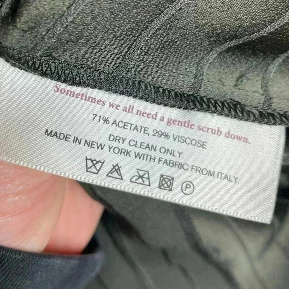 MM LAFLEUR Women's 2 Small NWT Green Striped Shift Dress Office Professional - Picture 13 of 13